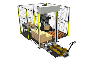 Compact Palletiser Auto Single Lane