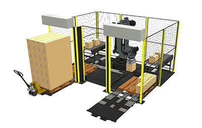Compact Palletiser Auto Double Lane