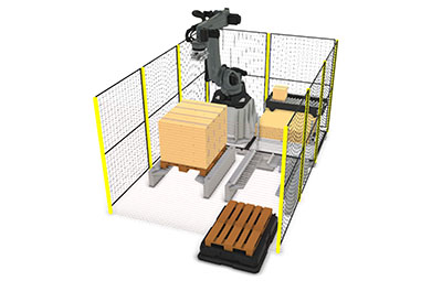 Modular Palletiser with AMR