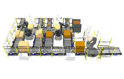 Multi Lane Modular Palletiser
